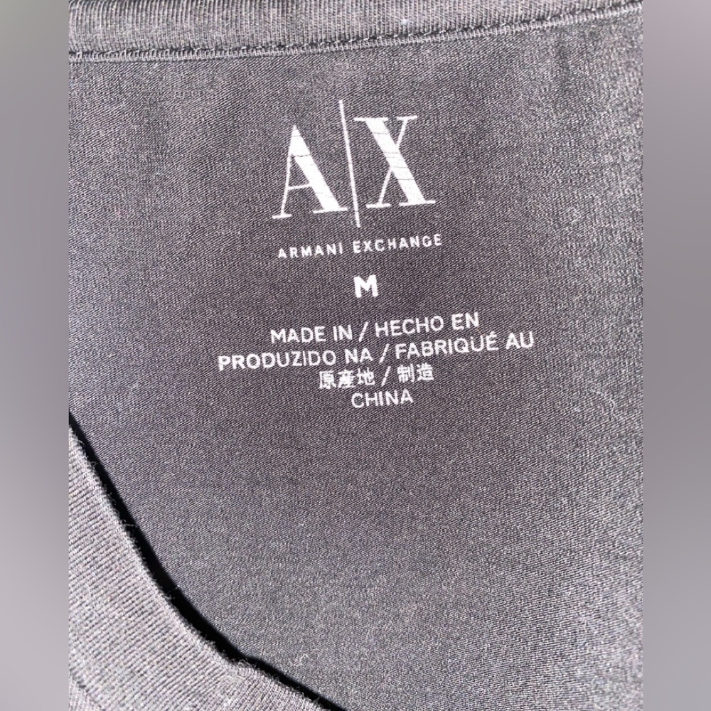 Armani Exchange Black Hoodie with White Accents - Picture 4 of 7
